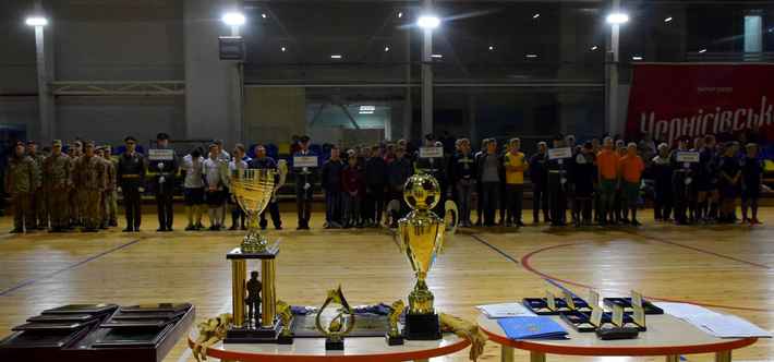 Вручення нагород переможцям змагань з футболу серед допризовної молоді на Кубок Міністра оборони України 12 жовтня 2021 року