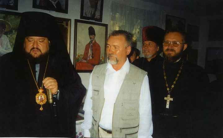 Відкриття виставки єпископом Житомирським Гурієм