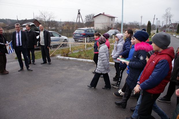 Зустріч представників делегації та учнів школи