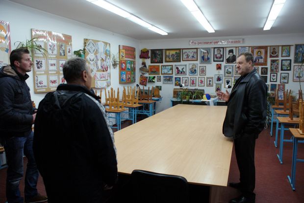 В класі трудового навчання