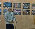 Евген Шваб на відкритті виставки у Києві